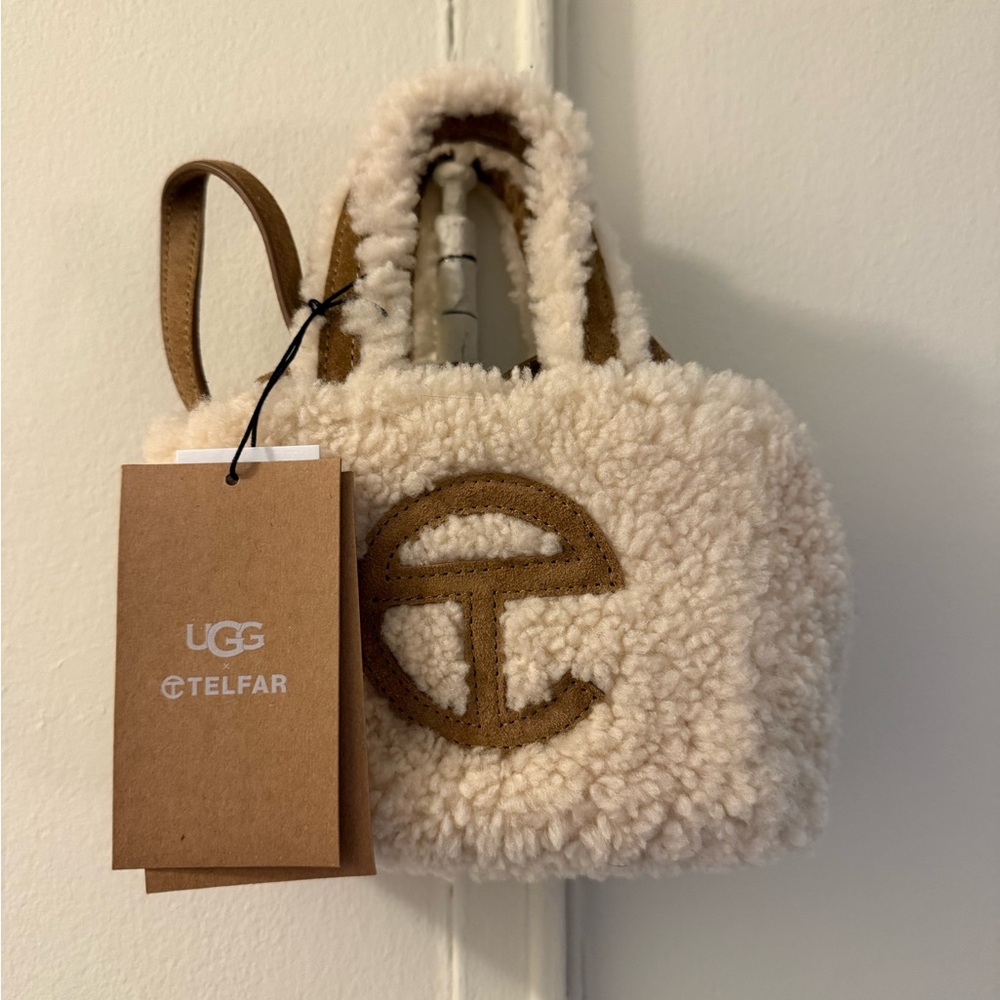 Telfar x Ugg Shearling Small Tote Bag